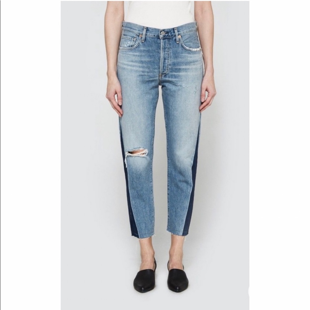 Citizens of Humanity Liya High Rise Classic Fit Crop
